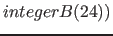 $integerB(24) )$